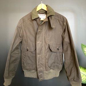 Filson Oil Cloth Bomber Jacket XS men’s